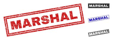 Grunge Mareşal dikdörtgen filigranlar dokulu