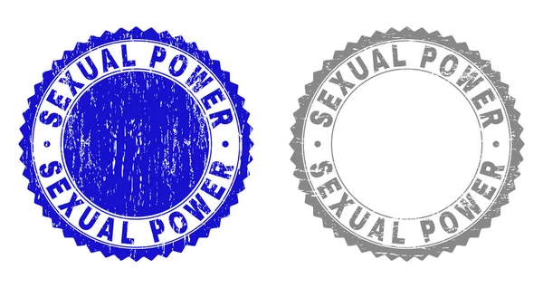 格朗格性力量划痕邮票 — 图库矢量图片