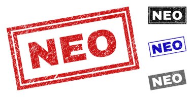 Grunge Neo dikdörtgen pullar dokulu