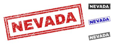 Grunge Nevada dikdörtgen filigranlar çizik