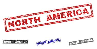 Grunge Kuzey Amerika dikdörtgen filigranlar çizik