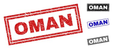 Grunge Umman dikdörtgen filigranlar dokulu