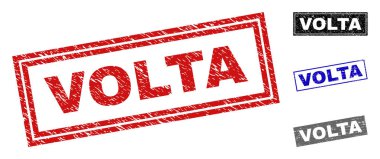 Grunge Volta dikdörtgen filigranlar dokulu