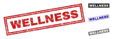 Grunge sağlık dikdörtgen filigranlar çizik