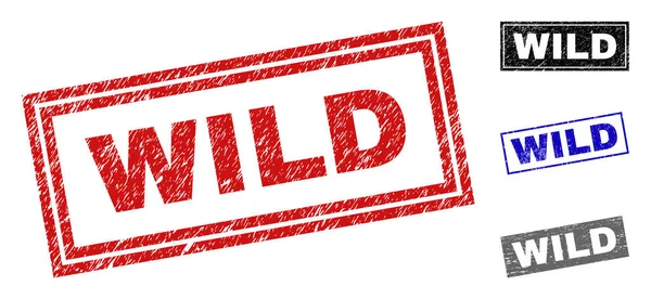 Grunge vahşi dokulu dikdörtgen filigranlar