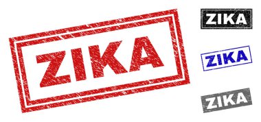 Grunge Zika dikdörtgen pullar dokulu