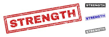 Grunge gücü dikdörtgen damga mühürler dokulu