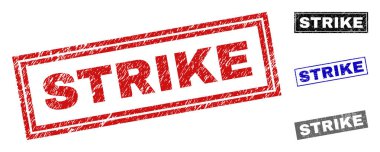 Grunge Strike dikdörtgen filigranlar dokulu