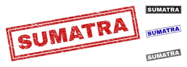 Grunge Sumatra dikdörtgen filigranlar çizik