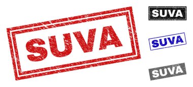 Grunge Suva dikdörtgen filigranlar çizik