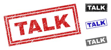 Grunge Talk dikdörtgen filigranlar dokulu