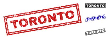 Grunge Toronto dikdörtgen pullar çizik