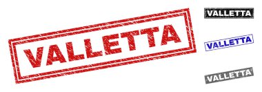 Grunge Valletta dikdörtgen pullar çizik