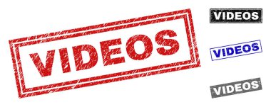 Dikdörtgen filigranlar Grunge videoları çizik