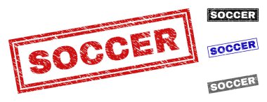 Grunge futbol dikdörtgen filigranlar dokulu