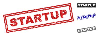 Grunge başlangıç dikdörtgen pullar dokulu