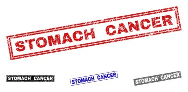 Grunge mide kanseri dikdörtgen filigranlar dokulu