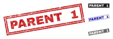 Grunge Parent 1 çizik dikdörtgen Filigranlar