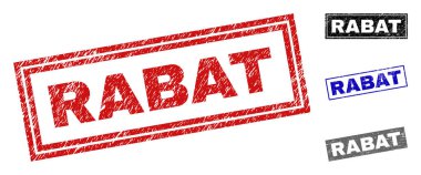 Grunge Rabat çizik dikdörtgen Filigranlar