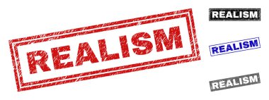 Grunge gerçekçilik dokulu dikdörtgen Filigranlar