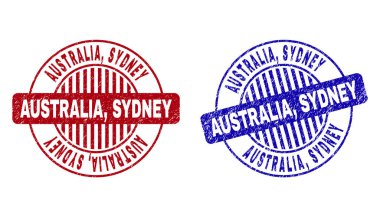 Grunge Avustralya, Sydney yuvarlak damga mühürler çizik