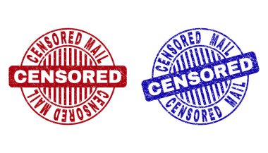 Grunge sansür filigranlar çizik posta