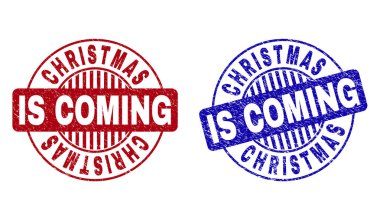 Grunge Noel dokulu yuvarlak filigranlar geliyor