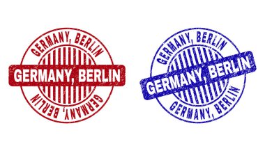 Grunge Almanya, Berlin yuvarlak pul çizik