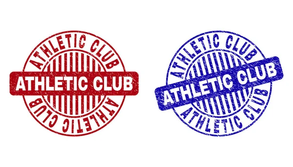 Αθλητικός Σύλλογος grunge υφής γύρο γραμματόσημα — Διανυσματικό Αρχείο