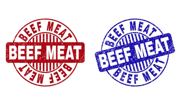 Grunge sığır eti yuvarlak pul dokulu