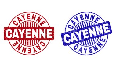 Grunge Cayenne yuvarlak pul dokulu