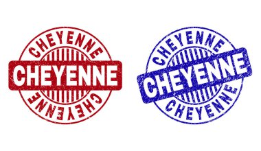 Grunge Cheyenne yuvarlak filigranlar çizik