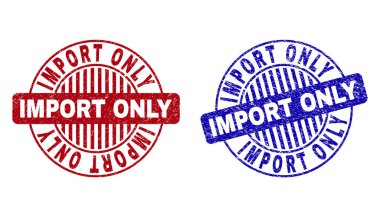 Grunge alma sadece yuvarlak pul dokulu