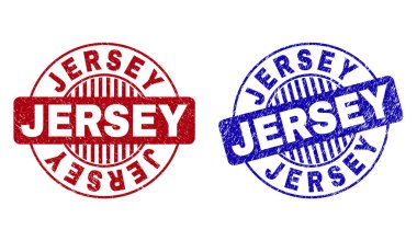 Grunge Jersey yuvarlak filigranlar çizik