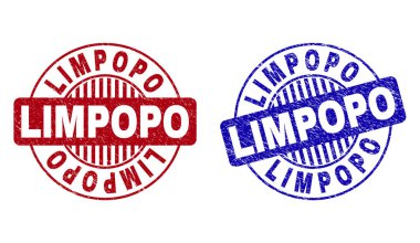 Grunge Limpopo çizik yuvarlak Filigranlar