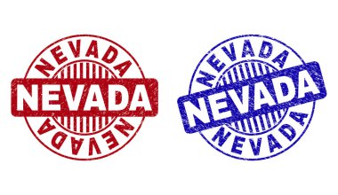 Grunge Nevada dokulu yuvarlak Filigranlar