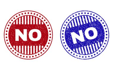 Grunge No çizik yuvarlak pullar