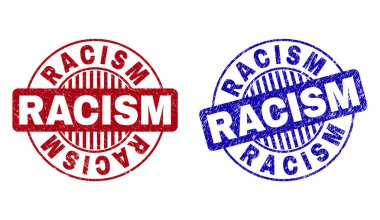 Grunge ırkçılık çizik yuvarlak Filigranlar