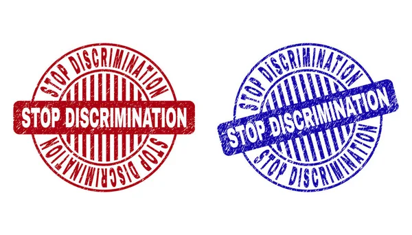 Γκραντζ Stop διακρίσεις υφή στρογγυλά υδατογραφήματα — Διανυσματικό Αρχείο