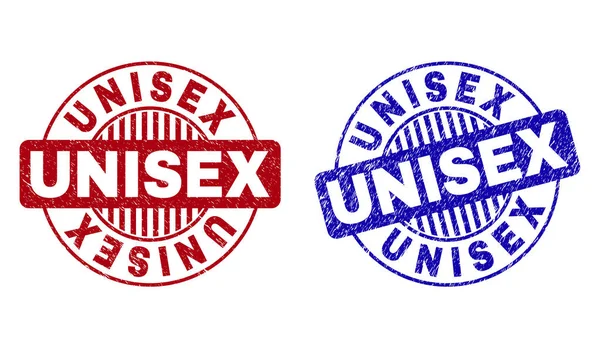 Grunge Unisex çizik yuvarlak damga Seals