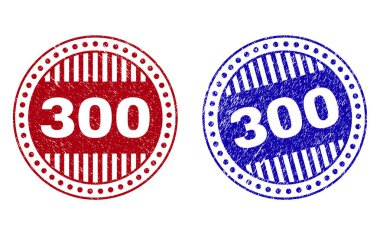 Grunge 300 dokulu yuvarlak Filigranlar