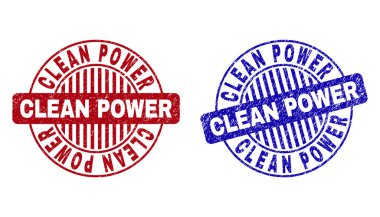 Grunge temiz güç dokulu yuvarlak Filigranlar