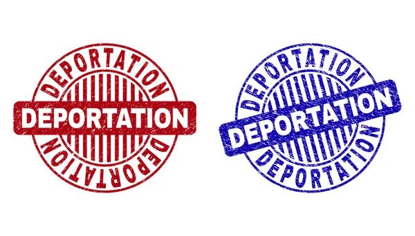 GRunge DEPORTACIÓN Rasguñado redondo marcas de agua — Vector de stock