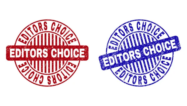 Grunge Editors seçim dokulu yuvarlak Filigranlar — Stok Vektör
