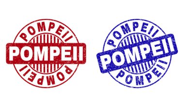 Grunge Pompeii Çizik Yuvarlak Filigranlar