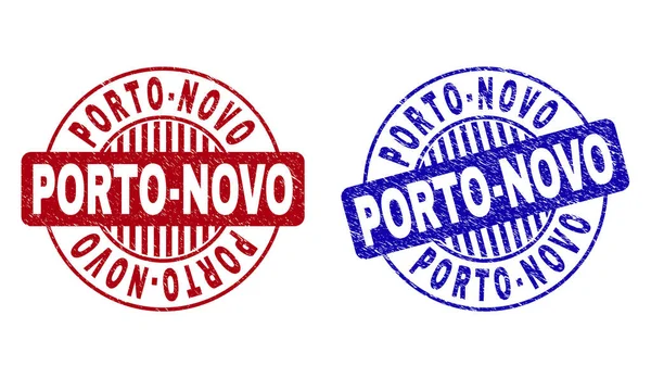 Grunge Porto-Novo Dokulu Yuvarlak Filigranlar