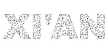 Çokgen Ağ Xian Metin Başlığı