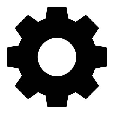 Gear - Vektör Simgesi ResimleriStencils