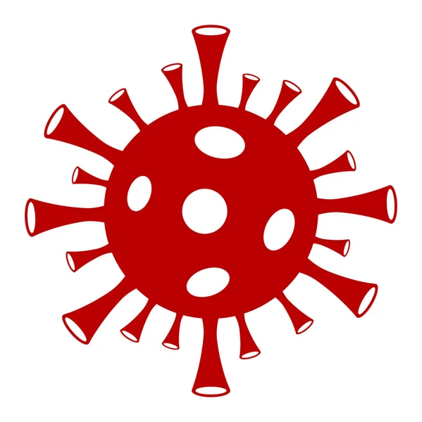 Coronavirus - Vektor Icon Illustration — Stockvektor