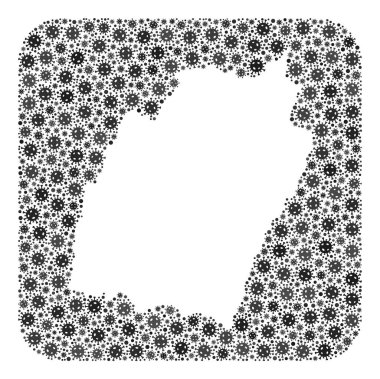 Manipur Durumu Haritası - Delikli Grip Virüsü Kolajı